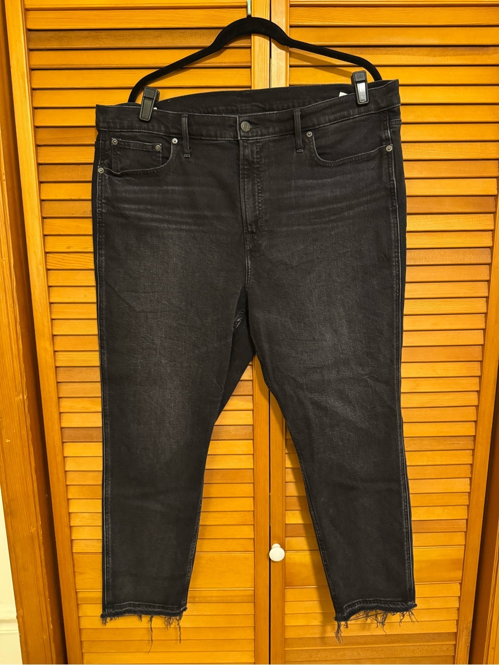 GAP High Rise Vintage Slim Jeans, Black